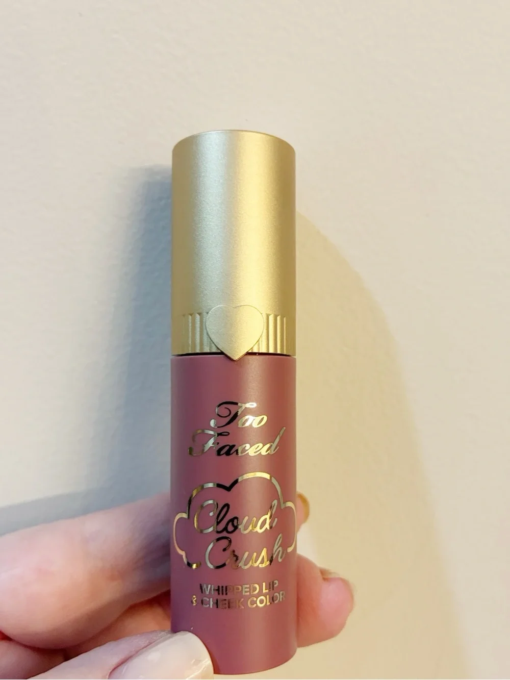 Too Faced Cloud Crush Cream Blush & Lip Color in Bed of Roses
